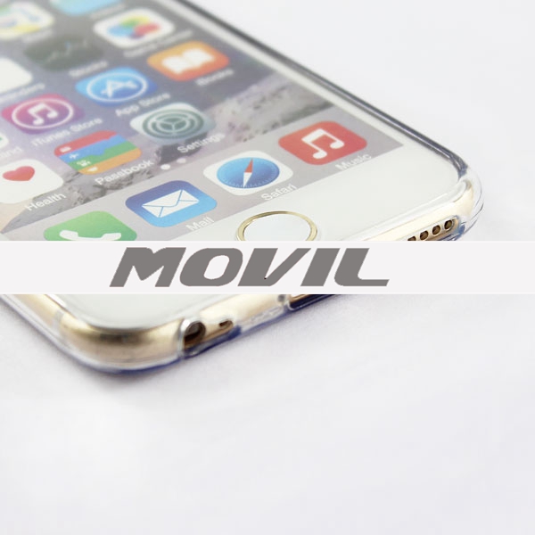 NP-2484 Epoxy Brillo Bling Auave TPU Funda para Apple iPhone 6-2